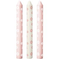 stabkerze Kerze Tafelkerze Blümchen Gänseblümchen Print Verschiedene Farben - Dekopanda von DekoPandaShop