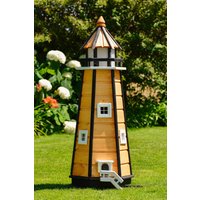 Leuchtturm 1, 10 M Braun Mit 230 V Beleuchtung Aus Holz Leuchtturm 1, 10 M Braun Mit 230 V Beleuchtung Aus Holz von DekoShopHannusch