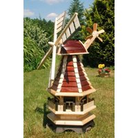 Nordeutsche Windmühle ++Kugelgelagert++ in Braun 1 von DekoShopHannusch