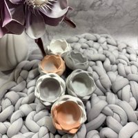 Teelichthalter | Kerzenhalter Lotusblume Blumenoptik von DekoStuebchenShop