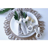 Hop Series® Bunny Serviettenring 4Er Set von DekoSydney
