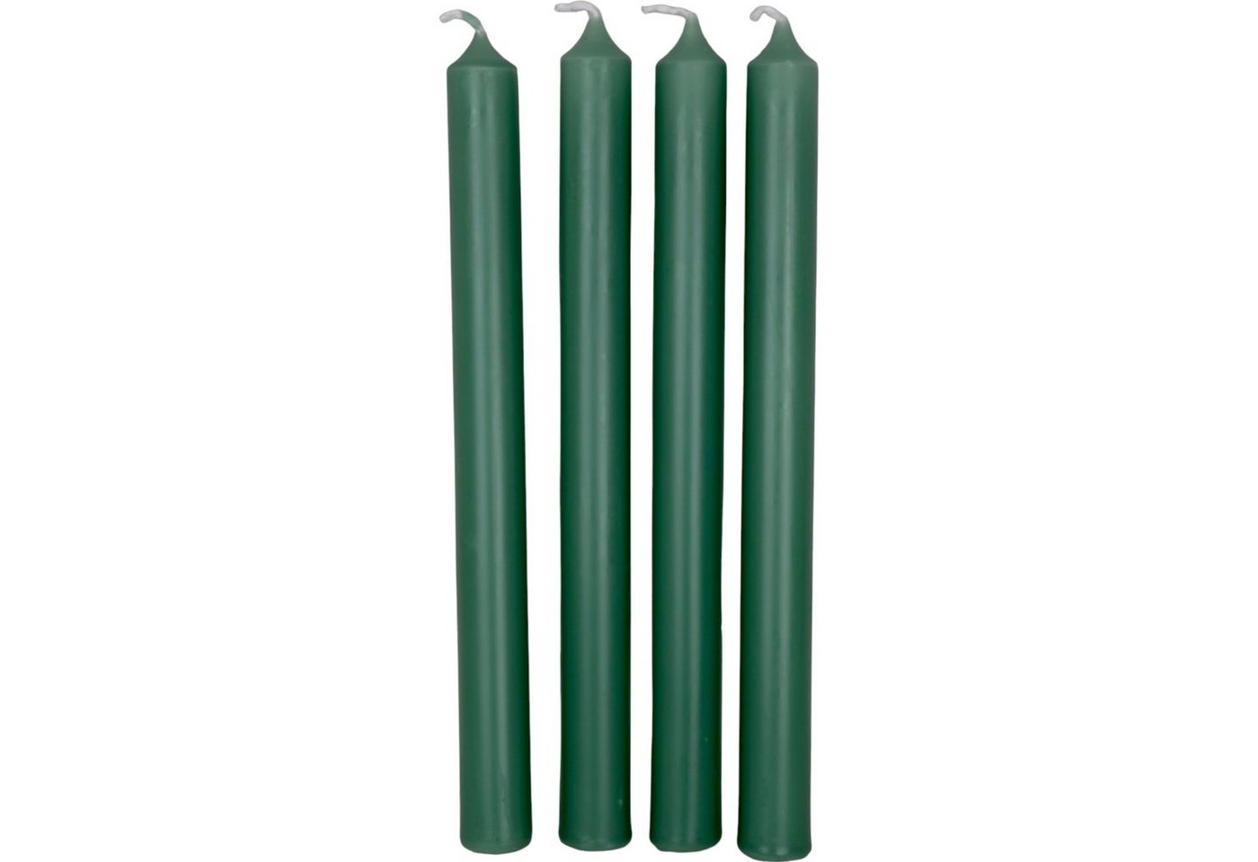 DekoTown Tafelkerze Stabkerzen Kerze Smaragd Grün 25cm, 4 St. von DekoTown
