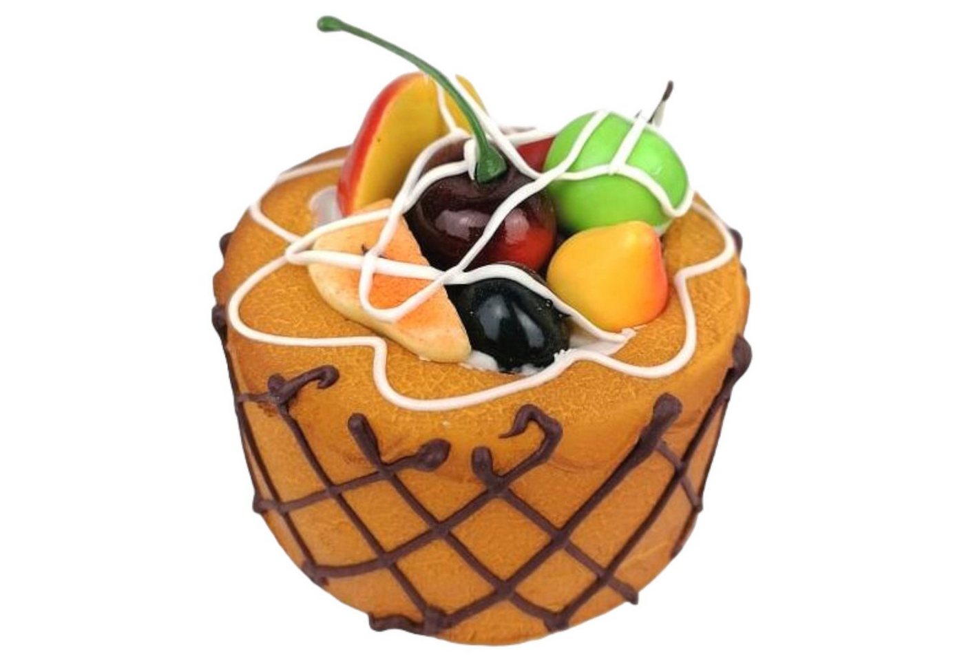 Gestecke Deko Törtchen Kuchen mit Obst 9cm, DekoTown von DekoTown