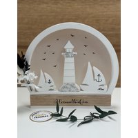 Maritime Deko Personalisiert Loop Bogen Wohndeko Leuchturm Schiff Boot Heimathafen von DekoTraum44