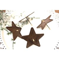 Adventskranz-Kerzenhalter Stern Im Rost-Look Weihnachtsdeko 2 Grössen Adventskranz-Kerzenhalter Stern Im Rost-Look Weihnachtsdeko 2 Grössen von DekoWerkstatt