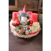 Dicker Adventskranz Wichtel Dicker Adventskranz Wichtel von DekoWerkstatt