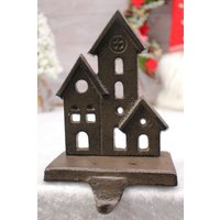 Kaminhaken Häuser Kranzhalter Adventsdeko von DekoWerkstatt