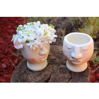 Kleiner Pflanzkopf - Deko Für Drinnen Und Draußen Büste Übertopf Gartenfigur Terrasse Kleiner Pflanzkopf - Deko Für Drinnen Und Draußen Büste Übertopf Gartenfigur Terrasse von DekoWerkstatt