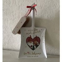 Kehrbesenset - Deko Handfeger Und Müllschippe Geschenk Unikate von DekoatelierBerlin