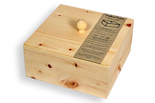 Brotdose aus Zirbenholz - 3 teilig: Brotbox & Deckel & Auflage-Gitter - Handmade in Austria von Dekobox