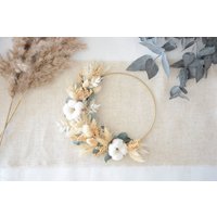 Trockenblumenkranz Trockenblumen Kranz Trockenblumenring von DekobyIP