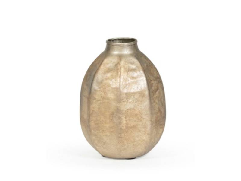 Dekocandle Dekovase Vase silber-gold Ø11 x 16 cm (1 Stück) von Dekocandle