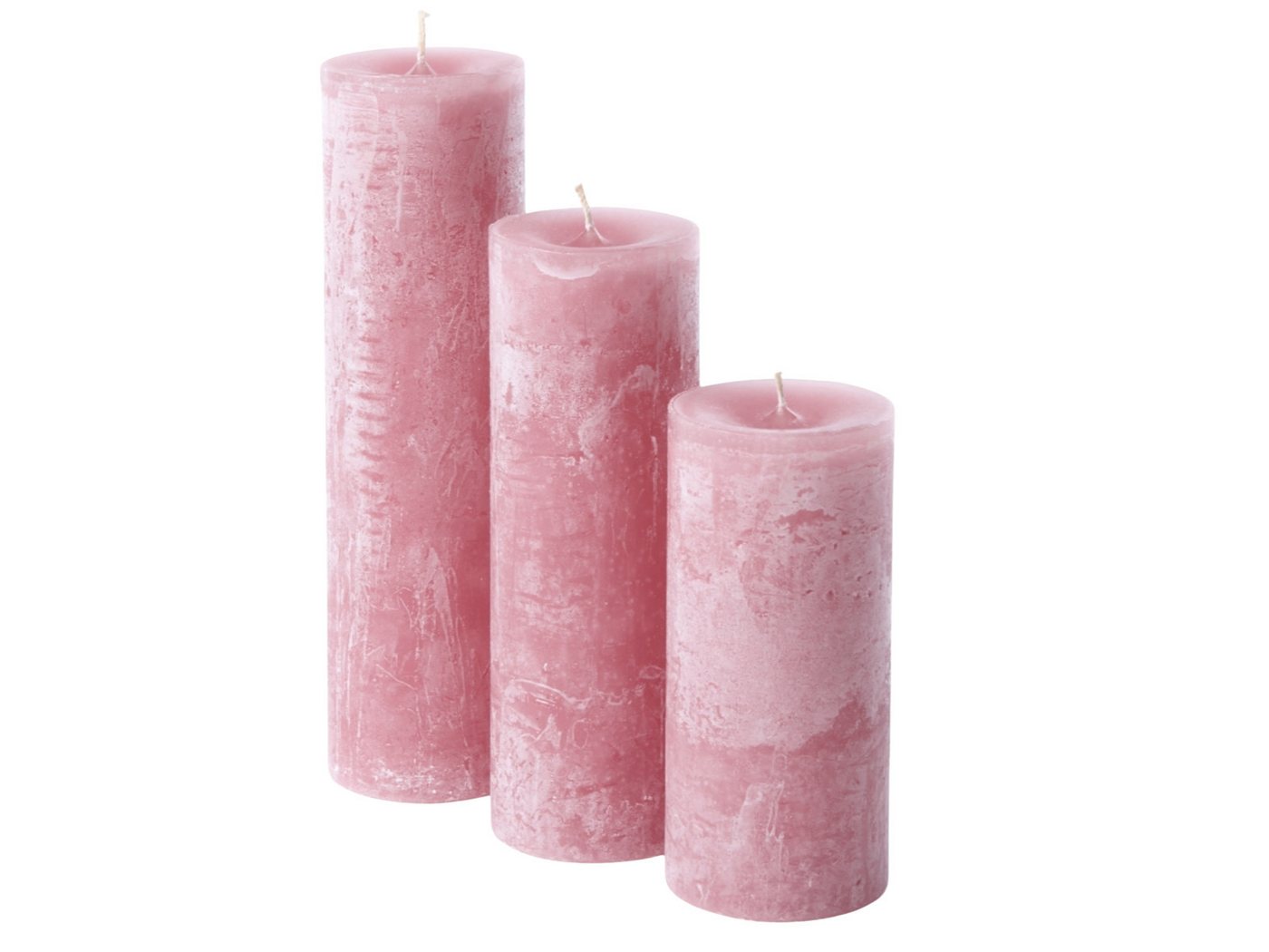 Dekocandle Duftkerze Mini Super Kerze old red Ø 10 x 20 cm (1 Stück) von Dekocandle