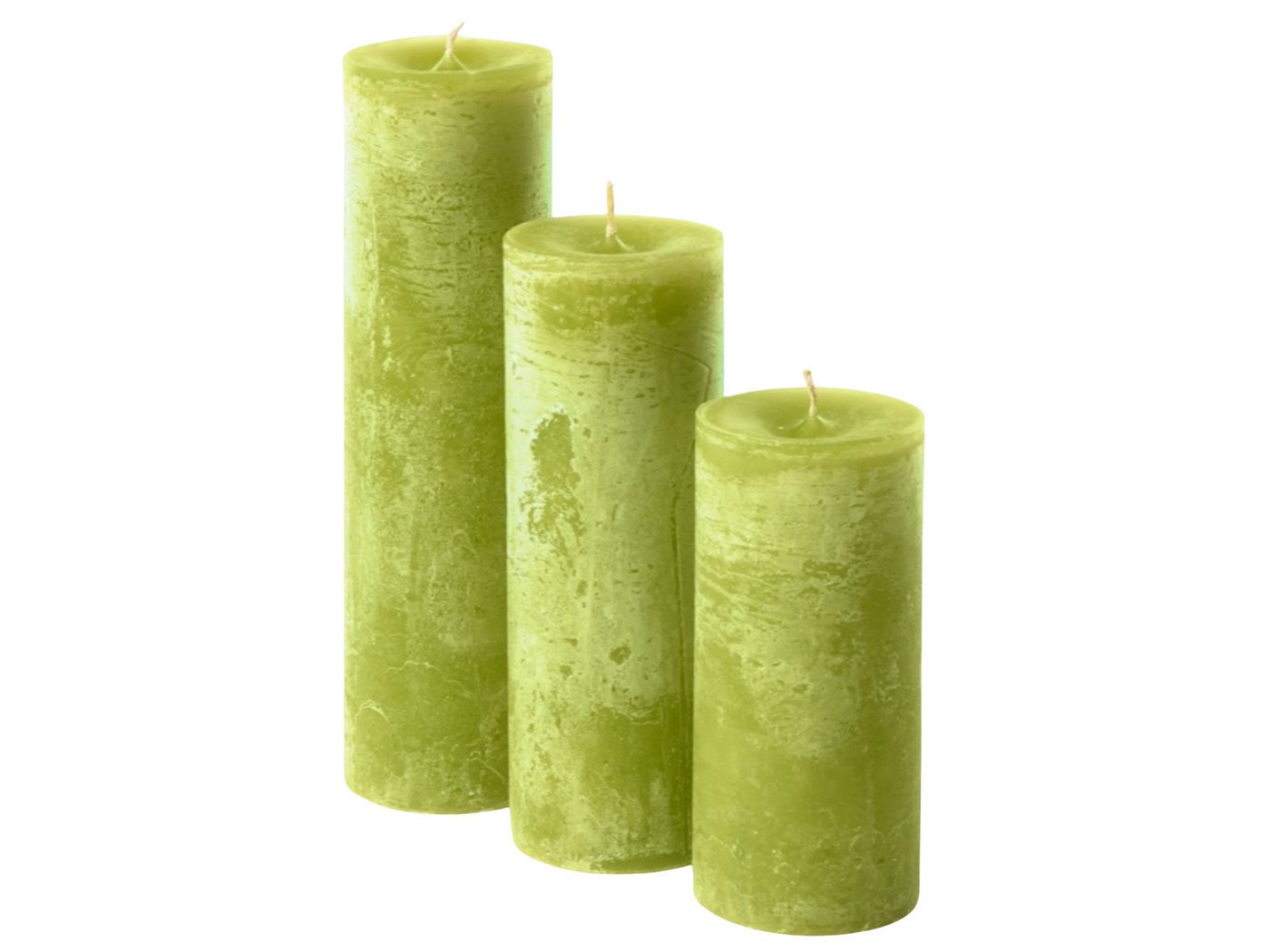 Dekocandle Duftkerze Zylinder-Kerze Fresh Lime Ø 8,6 x 20 cm (1 Stück) von Dekocandle