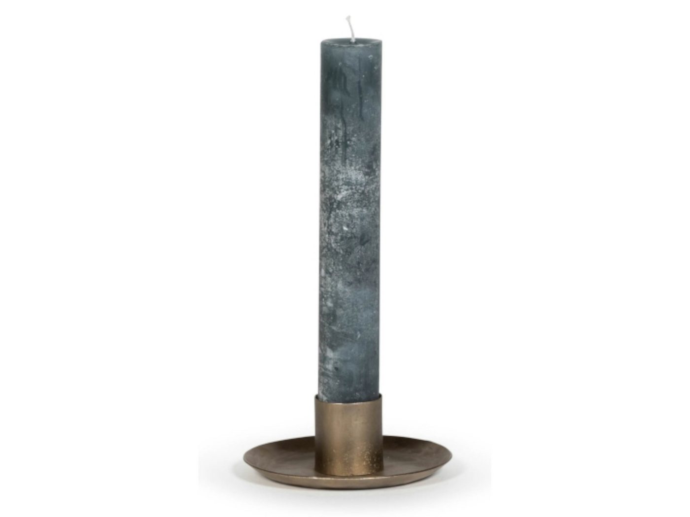 Dekocandle Kerzenhalter Kerzenplatte brass antique Ø15 x 5cm (1Stk) von Dekocandle