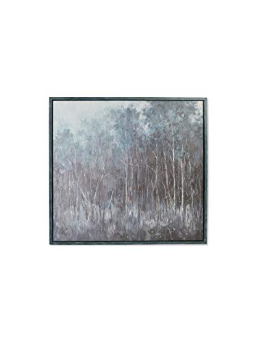 Dekodonia S3007052 Bild Acryl und Holz Leinwand Wald, 120 x 4 x 120 cm von Dekodonia