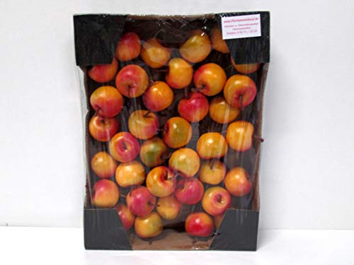 Deko-Äpfel 3,5cm, 36 Stück, orange von Dekoeinkauf