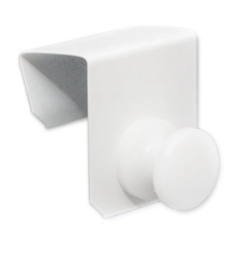 4er Set Tür Fensterhaken weiß (Fensterdicke 15-20mm) von dekohaken24.de