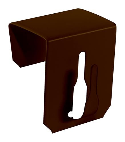 Dekohaken24-4x Fensterhaken Dekohaken Fensterklipp für Fensterdekoration wie Lichterketten, Weihnachtssterne, Bilder uvm., verschiedene Größen und Farben (braun, Klemmbereich: 15-20 mm) von dekohaken24.de