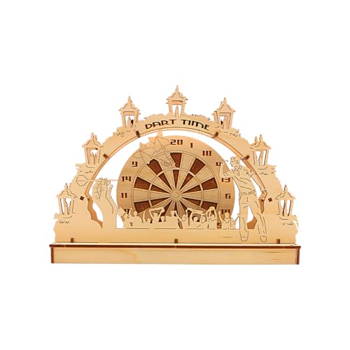 Dekohelden24 Beleuchteter Holz LED Schwibbogen als Bastelsatz, Bastelschwippogen, Schwibbogen zum selber Bauen, Motiv: Dart, Batteriebetrieben, L/B/H 21 x 4,5 x 15 cm - Made in Germany -. Dekohelden24 Beleuchteter Holz LED Schwibbogen als Bastelsatz, Bastelschwippogen, Schwibbogen zum selber Bauen, Motiv: Dart, Batteriebetrieben, L/B/H 21 x 4,5 x 15 cm - Made in Germany -. von Dekohelden24