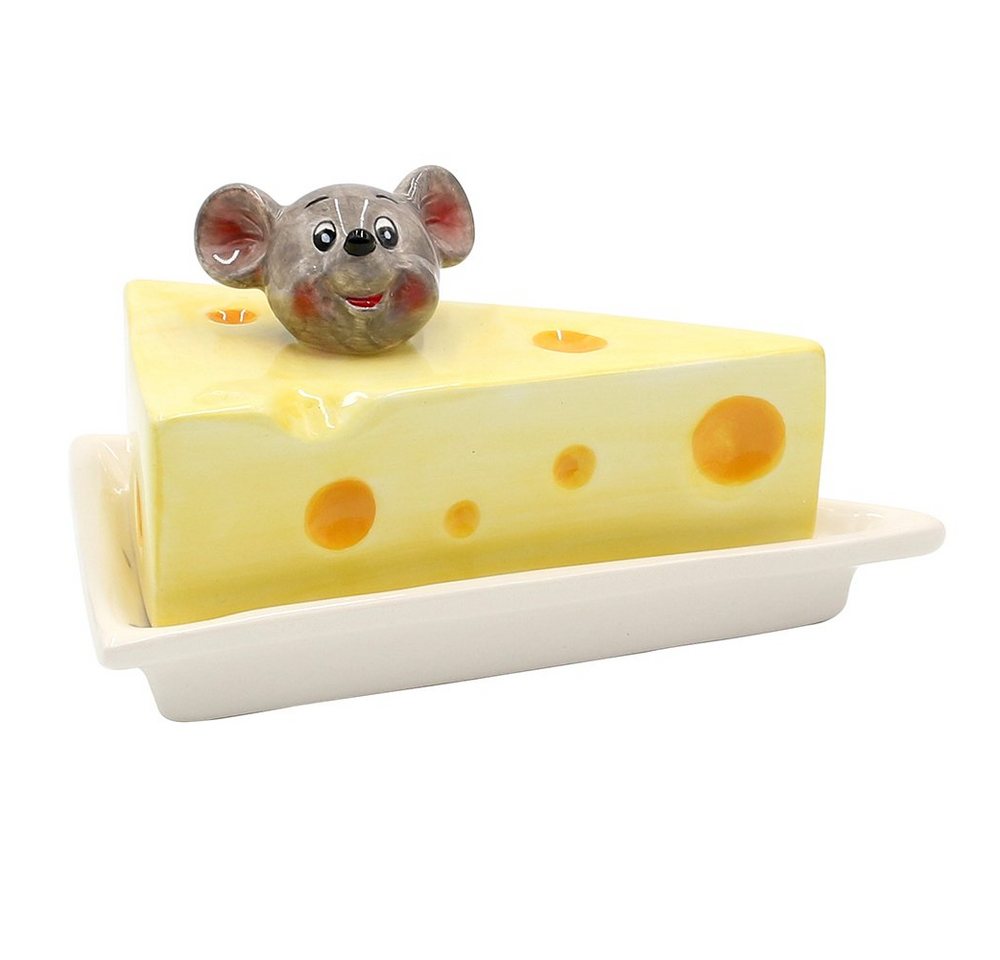 Dekohelden24 Butterglocke Keramik Käse- und Butterbehälter,(1-tlg) von Dekohelden24