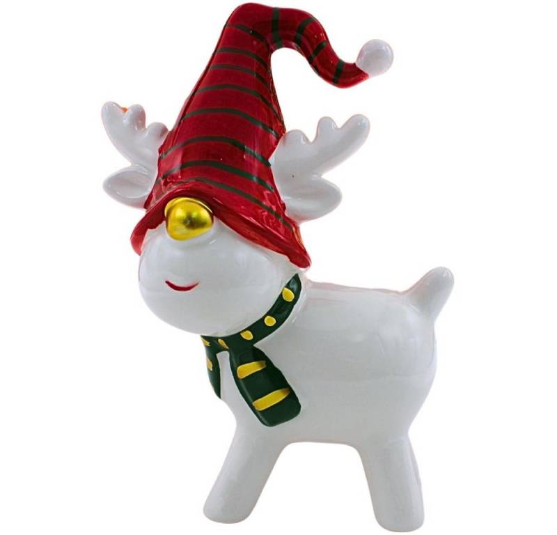 Dekohelden24 Dekofigur Hirsche&Rentiere in verschiedenen Designs, Große Größe, festliche Details, goldene Nase Dekohelden24 Dekofigur Hirsche&Rentiere in verschiedenen Designs, Große Größe, festliche Details, goldene Nase von Dekohelden24