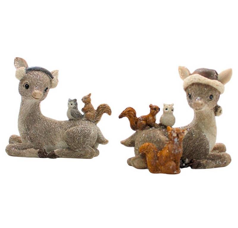 Dekohelden24 Dekofigur Rehe und Hirsche in verschiedenen Formen Dekohelden24 Dekofigur Rehe und Hirsche in verschiedenen Formen von Dekohelden24