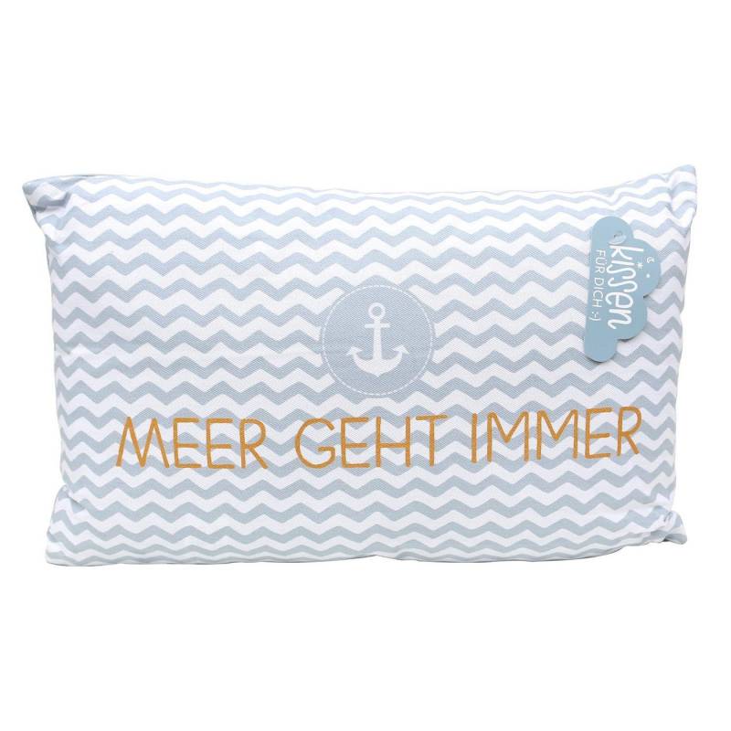 Dekohelden24 Dekokissen Meer geht immer, Kissen mit Bezug aus 100% Baumwolle Dekohelden24 Dekokissen Meer geht immer, Kissen mit Bezug aus 100% Baumwolle von Dekohelden24