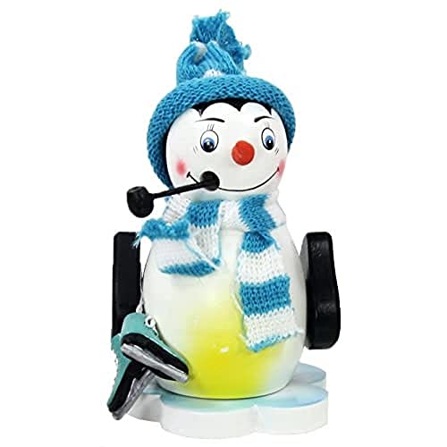 Dekohelden24 Farbenfrohe Räucherfigur Pinguin auf Eisscholle mit Schal, in Hellblau, ca. 12 cm Dekohelden24 Farbenfrohe Räucherfigur Pinguin auf Eisscholle mit Schal, in Hellblau, ca. 12 cm von Dekohelden24