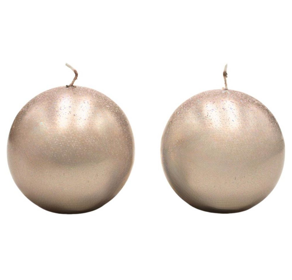 Dekohelden24 Formkerze Kerzen in verschiedenen Varianten, Dezentes Glitterfinish, cappuccino Farbton, 2er Set Dekohelden24 Formkerze Kerzen in verschiedenen Varianten, Dezentes Glitterfinish, cappuccino Farbton, 2er Set von Dekohelden24