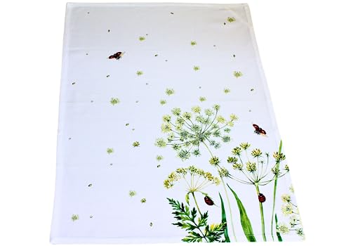 Dekohelden24 Geschirrtuch aus 100% Bio-Baumwolle, Größe: H/B ca. 70 x 50 cm, Motiv: Marienkäfer Dekohelden24 Geschirrtuch aus 100% Bio-Baumwolle, Größe: H/B ca. 70 x 50 cm, Motiv: Marienkäfer von Dekohelden24