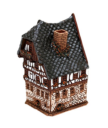 Dekohelden24 Keramik-Lichthaus - Dürer Haus in Nürnberg - HandArt länge 10cm Breite 8cm Höhe 15cm, 141030 von Dekohelden24