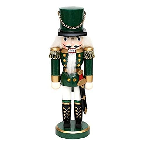 Dekohelden24 Nussknacker Soldat in grün klassisch, ca. 20 cm von Dekohelden24