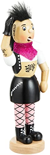Dekohelden24 Räucherfrau als Punk Lady, ca. 19 cm von Dekohelden24