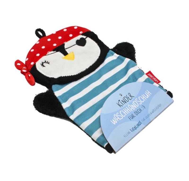 Dekohelden24 Waschhandschuh Waschhandschuh / Waschlappen / Kinder-Waschhandschuh mit Schlaufe von Dekohelden24