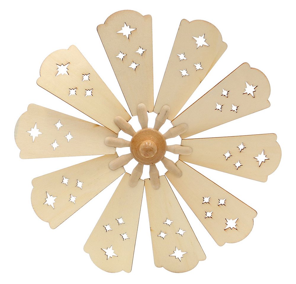 Dekohelden24 Weihnachtspyramide 10 Stück Holz Pyramiden-Ersatzflügel inkl. Kopf, cm Dekohelden24 Weihnachtspyramide 10 Stück Holz Pyramiden-Ersatzflügel inkl. Kopf, cm von Dekohelden24