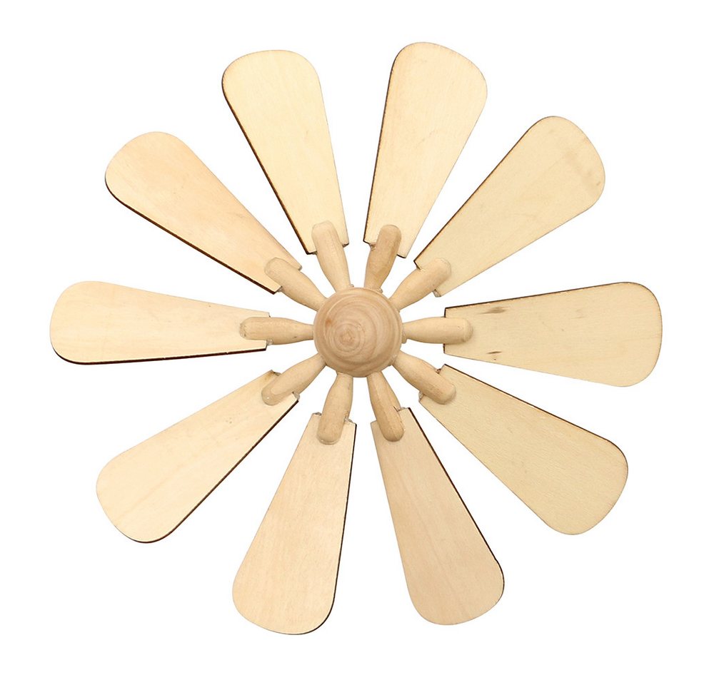 Dekohelden24 Weihnachtspyramide 10 Stück Holz Pyramiden-Ersatzflügel inkl. Kopf, cm. Dekohelden24 Weihnachtspyramide 10 Stück Holz Pyramiden-Ersatzflügel inkl. Kopf, cm. von Dekohelden24