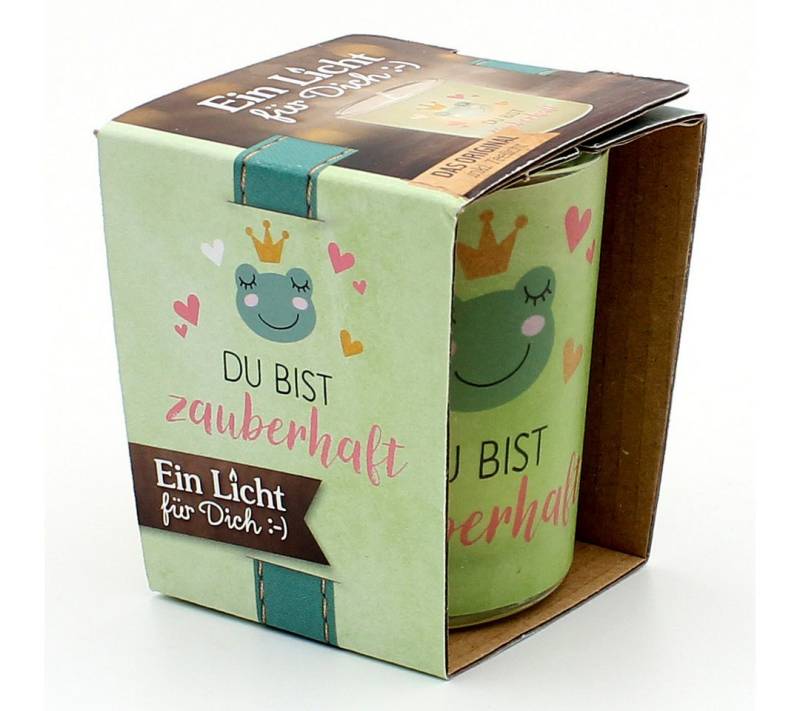 Dekohelden24 Windlicht Windlichtglas mit Motiv: Du bist zauberhaft. von Dekohelden24