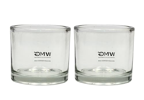 Dekohelden24 Windlichtglas/Teelichtglas im 2er Set, klar/transparent aus Glas, schlicht und elegant, Größe: H/Ø ca. 8 x 9 cm Dekohelden24 Windlichtglas/Teelichtglas im 2er Set, klar/transparent aus Glas, schlicht und elegant, Größe: H/Ø ca. 8 x 9 cm von Dekohelden24