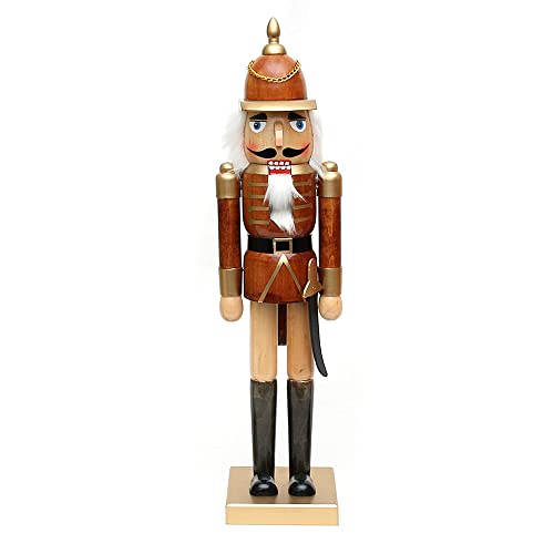 Dekohelden24 Wunderschöner Nussknacker Soldat, in braun, ca. 50 cm Dekohelden24 Wunderschöner Nussknacker Soldat, in braun, ca. 50 cm von Dekohelden24