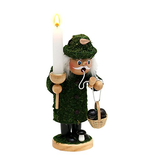 Dekohelden24 Wunderschöner Räuchermann als Moosmann mit Pilzkorb und Kerzenhalter, ca. 18 cm Dekohelden24 Wunderschöner Räuchermann als Moosmann mit Pilzkorb und Kerzenhalter, ca. 18 cm von Dekohelden24