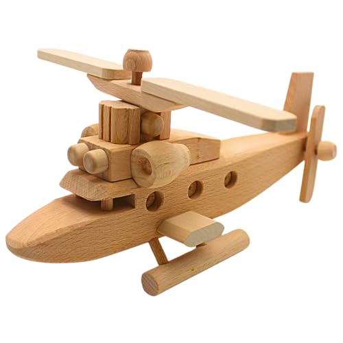 Nachhaltiger Holz - Helikopter, Holzflieger, Dekoflugzeug, Propellerhelikopter, Dekohelikopter mit drehbarem Rotor als Modell aus Holz, L/B/H 27 x 21 x 13 cm. Nachhaltiger Holz - Helikopter, Holzflieger, Dekoflugzeug, Propellerhelikopter, Dekohelikopter mit drehbarem Rotor als Modell aus Holz, L/B/H 27 x 21 x 13 cm. von Dekohelden24