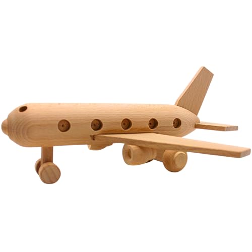 Nachhaltiges Holz - Flugzeug, Holzflieger, Dekoflugzeug, Holzflugzeug, Passagierflugzeug als Modell aus Holz, L/B/H 25 x 25 x 8 cm. Nachhaltiges Holz - Flugzeug, Holzflieger, Dekoflugzeug, Holzflugzeug, Passagierflugzeug als Modell aus Holz, L/B/H 25 x 25 x 8 cm. von Dekohelden24
