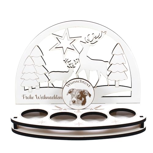 Dekolando Deko Schwibbogen Teelichthalter Appenzeller Sennenhund Personalisiert Weihnachten Weihnachtsdekoration Adventskranz Lichterbogen Kerzenbogen Schmuckbogen Adventslicht Dekolando Deko Schwibbogen Teelichthalter Appenzeller Sennenhund Personalisiert Weihnachten Weihnachtsdekoration Adventskranz Lichterbogen Kerzenbogen Schmuckbogen Adventslicht von Dekolando