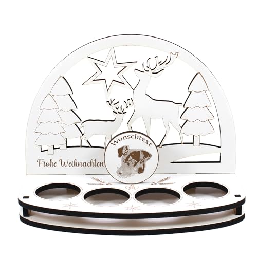 Dekolando Deko Schwibbogen Teelichthalter Deutscher Pinscher Personalisiert Weihnachten Weihnachtsdekoration Adventskranz Lichterbogen Kerzenbogen Schmuckbogen Adventslicht Dekolando Deko Schwibbogen Teelichthalter Deutscher Pinscher Personalisiert Weihnachten Weihnachtsdekoration Adventskranz Lichterbogen Kerzenbogen Schmuckbogen Adventslicht von DEKOLANDO
