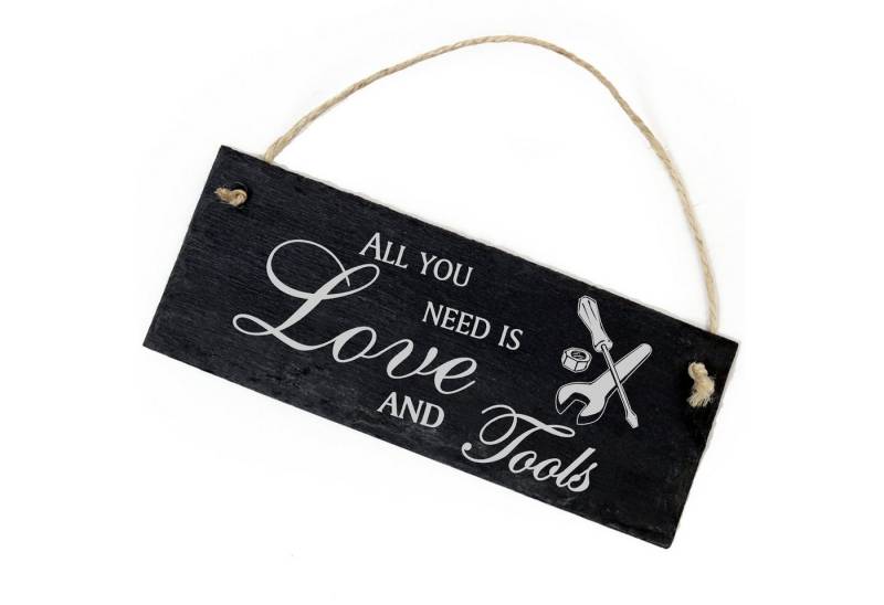 Dekolando Hängedekoration Werkzeug 22x8cm All you need is Love and Tools von Dekolando