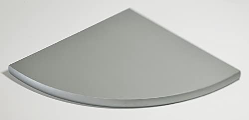 Dekoleidenschaft Eckregal Wandregal SOLIDO 3 Farben, Holz Regalboden Hängeregal (Silber) von Dekoleidenschaft