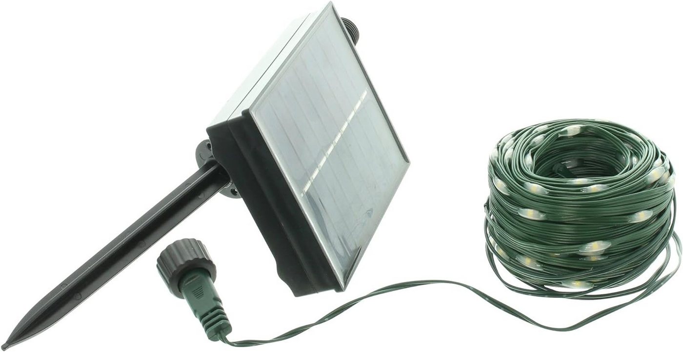 Dekoleidenschaft LED-Lichterkette Outdoor" Solar betrieben für Außen, 20m mit 200 LEDs, warmweiß, Timer, 8 Funktionen, Solarlichterkette für Garten, Weihnachtsbaum Beleuchtung" von Dekoleidenschaft