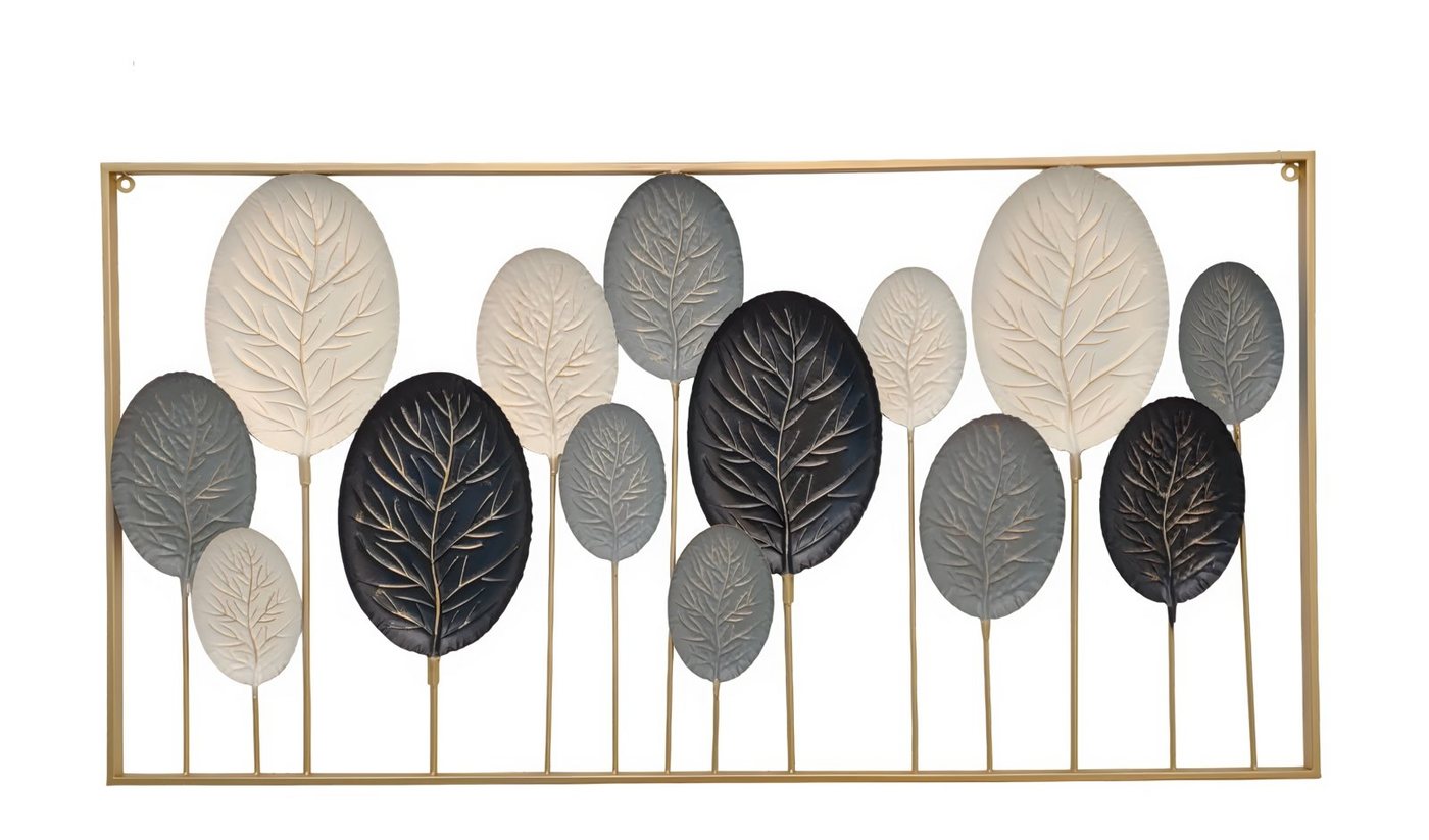 Dekoleidenschaft Metallbild 3D Wandbild Blätter" oder "Gingko" aus Metall, verschiedene Modelle, Blätter, Wanddeko, Wandschmuck, Bild für Wohnzimmer, Flur, Schlafzimmer" von Dekoleidenschaft