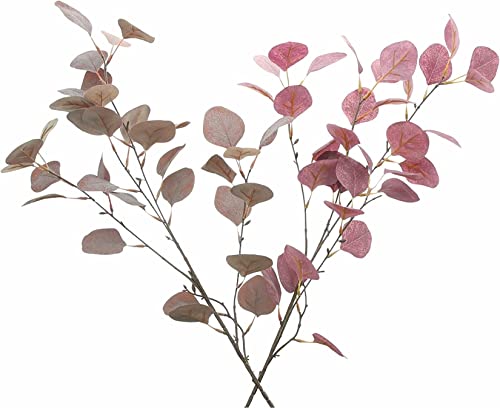 Dekoleidenschaft Eukalyptuszweig Mauve, 85 cm lang, Kunstblumen, künstliche Äste, Kunstzweige, Dekoblume von Dekoleidenschaft